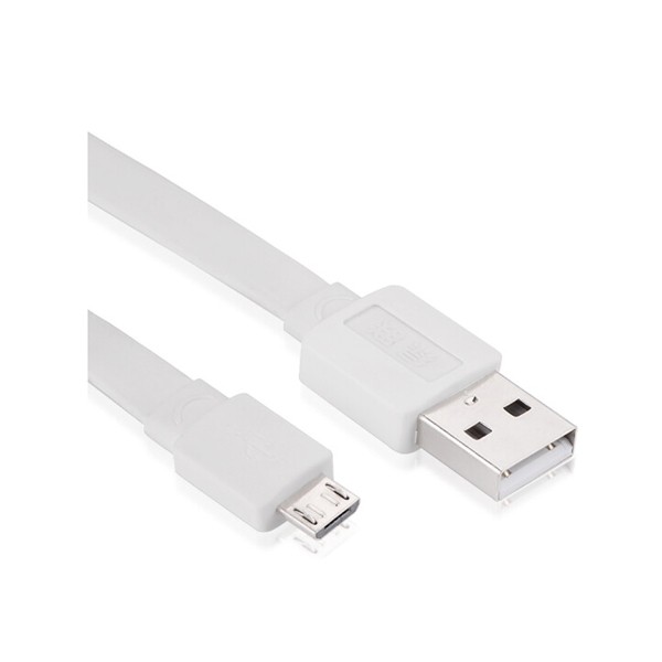 Dây cáp USB 2.0 to micro B dẹt chính hãng Ugreen 10394 1M (Trắng)