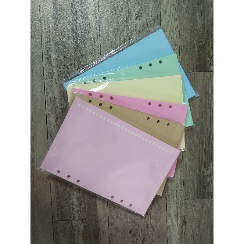 ( SALE MẠNH) GIẤY REFILL PASTEL SỔ CÒNG A6