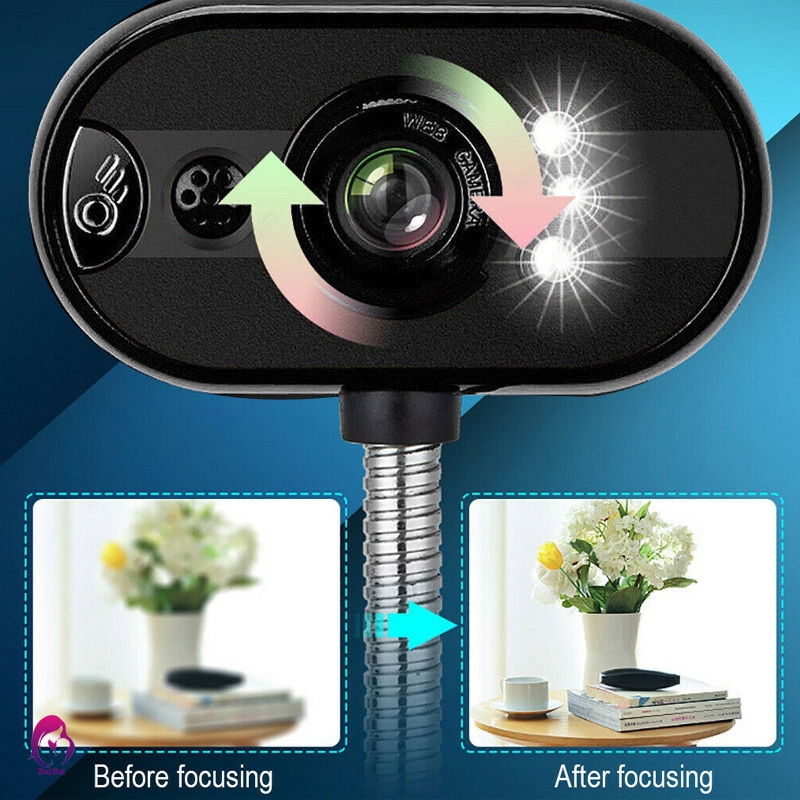 【Hàng mới về】ReadyStock Webcam HD 480P kèm mic có Với tầm nhìn ban đêm For Desktop Computer PC Laptop Home Office | BigBuy360 - bigbuy360.vn