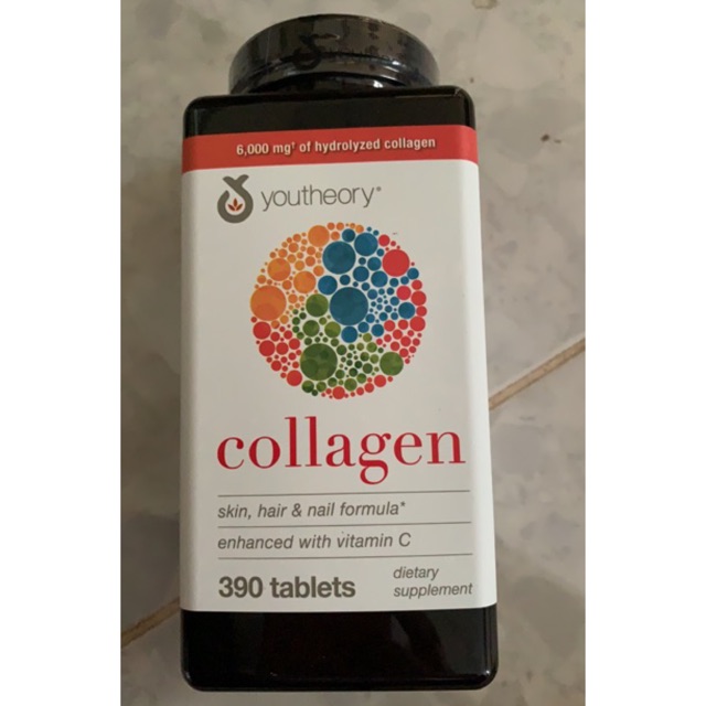 Thực phẩm bảo vệ sức khỏe Youtheory Collagen enhanced (date 2022 - 390 v) | BigBuy360 - bigbuy360.vn