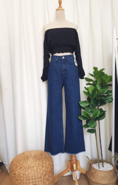 [Rẻ vô địch] Quần jean ống rộng hot hit, toàn bộ là hình thật | BigBuy360 - bigbuy360.vn