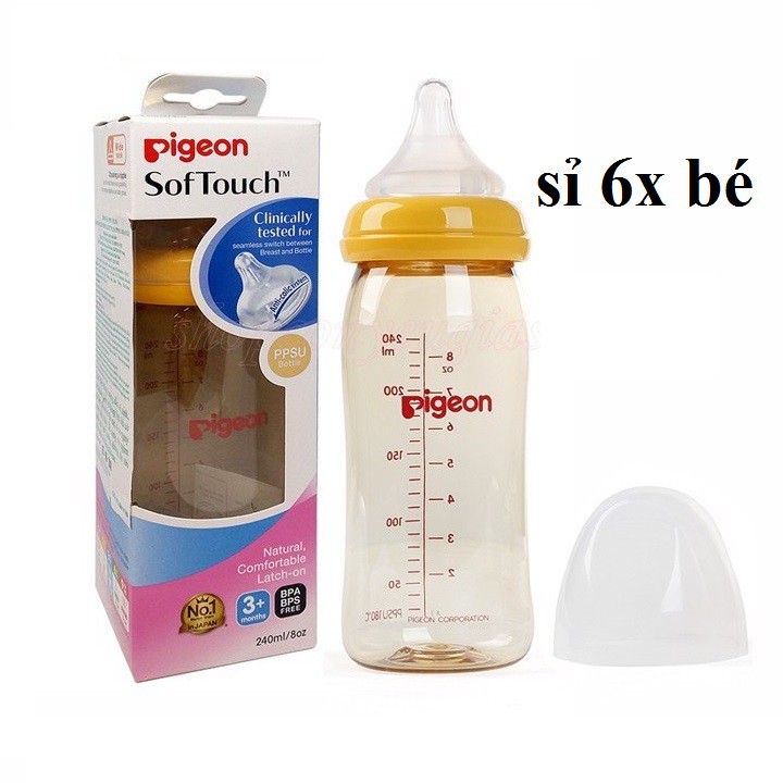 Bình Sữa pigeon 160ml/240ml