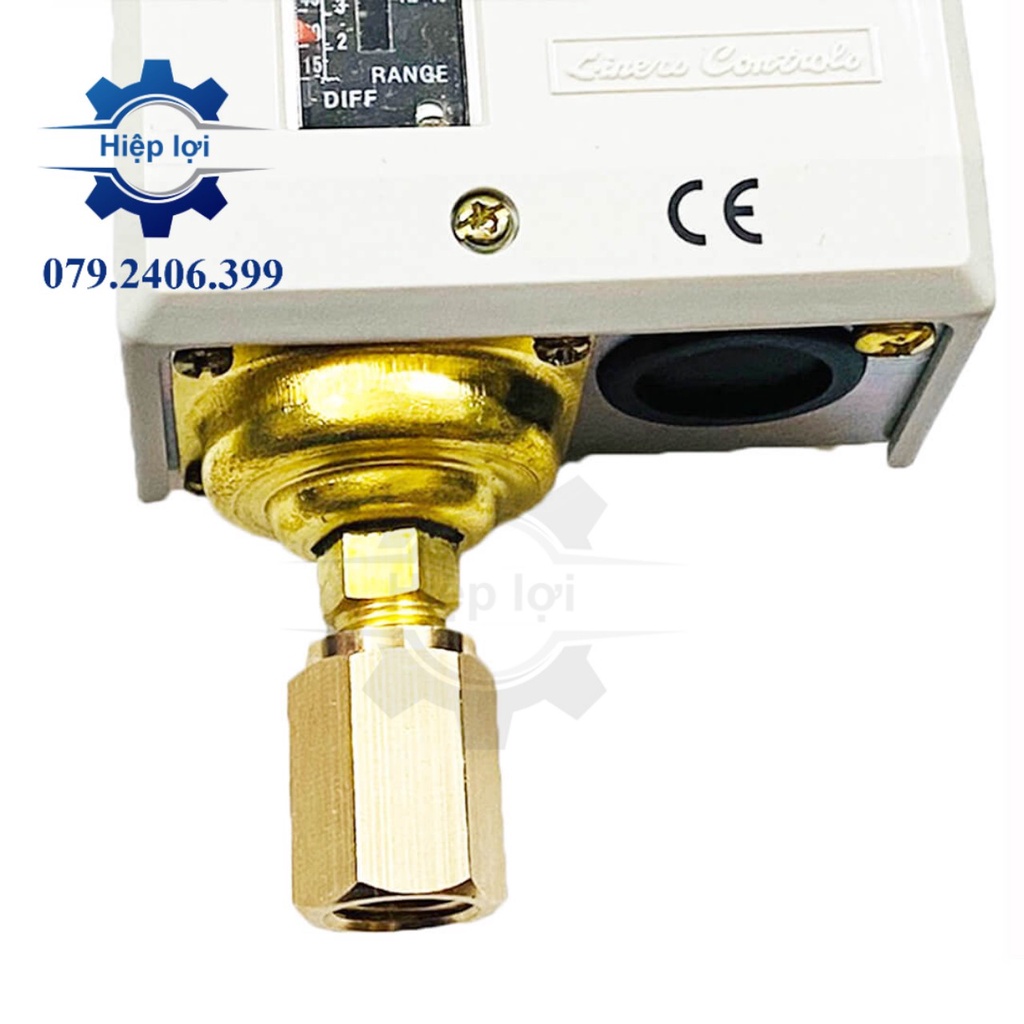 Nối ren đồng rơ le áp suất - số 4  - cà rá thau nối rơ le áp suất