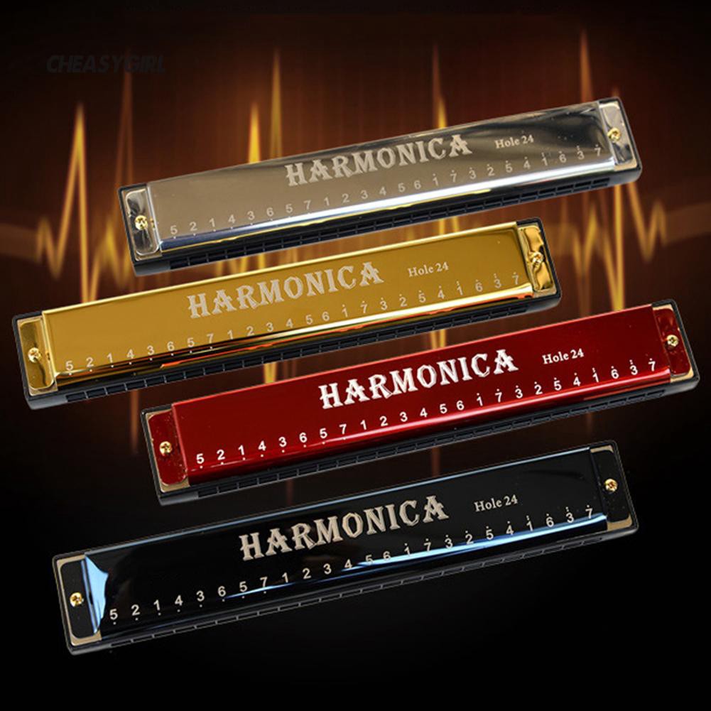 Kèn Harmonica Gỗ 24 Lỗ