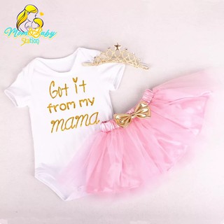 Set Bodysuit 3 món Got it from my mama
