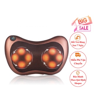 Gối massa hồng ngoạị 8 bi massage xoay chiều Lưu thông khí huyết - Gối massa hồng ngoại 8 bi magic