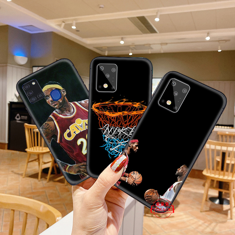 Ốp Điện Thoại Mềm Hình Cầu Thủ Bóng Rổ Lebron James 187c Cho Samsung A31 A42 A02 A12 A32 A52 A72 F62 M62