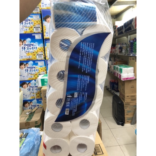 Giấy vệ sinh watersilk có lõi 10 cuộn