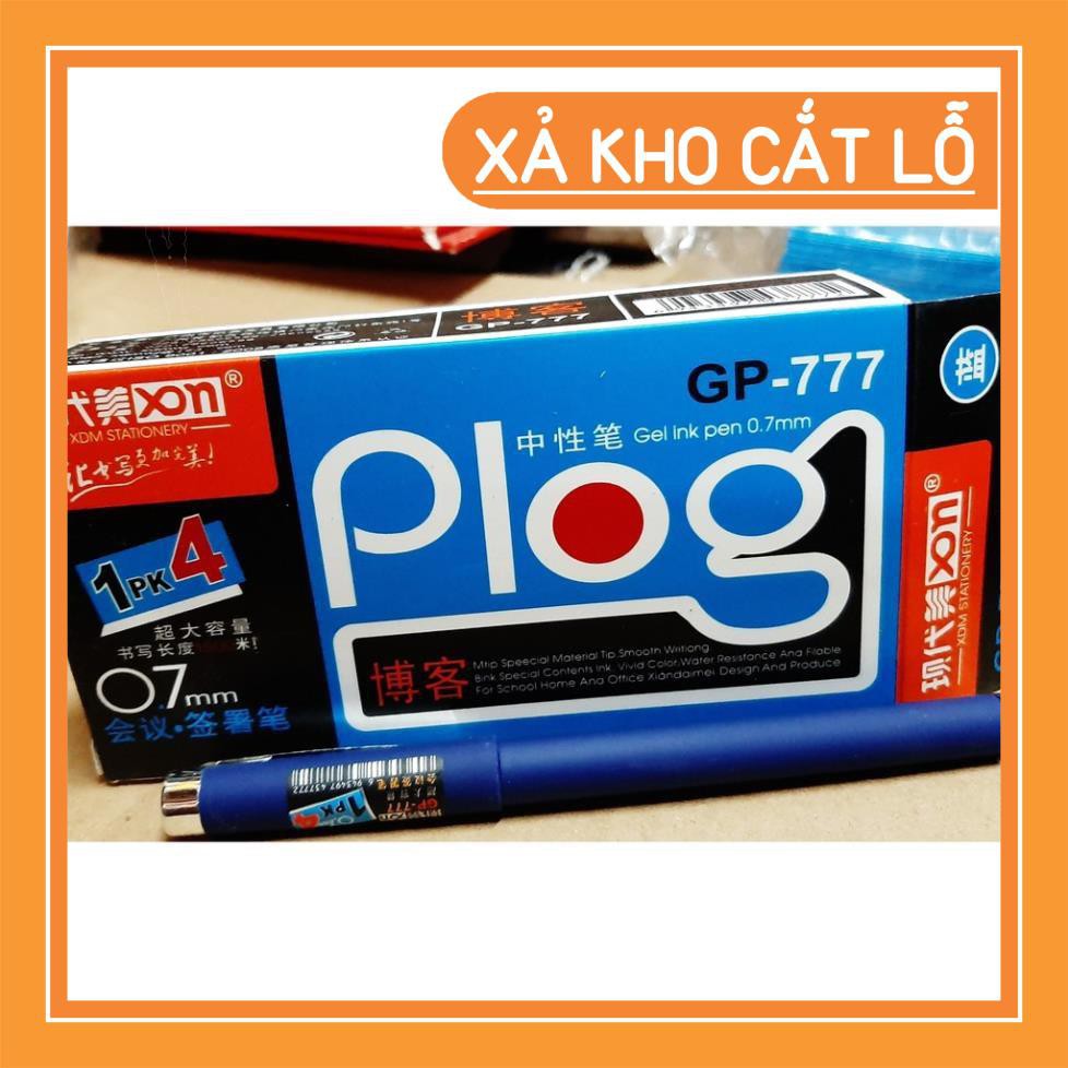 Bút Gel GP-777 hộp 12 cái ( Xanh - đỏ - đen)