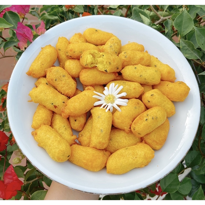 Bột chiên khoai lang kén 500g bột trộn sẵn làm ra 2kg khoai kén thành phẩm