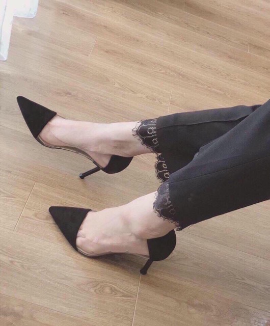 [Mã FASHIONG10 giảm 10k đơn 50k] Giày Cao Gót Vá Mũi Gót Đũa - Video | BigBuy360 - bigbuy360.vn