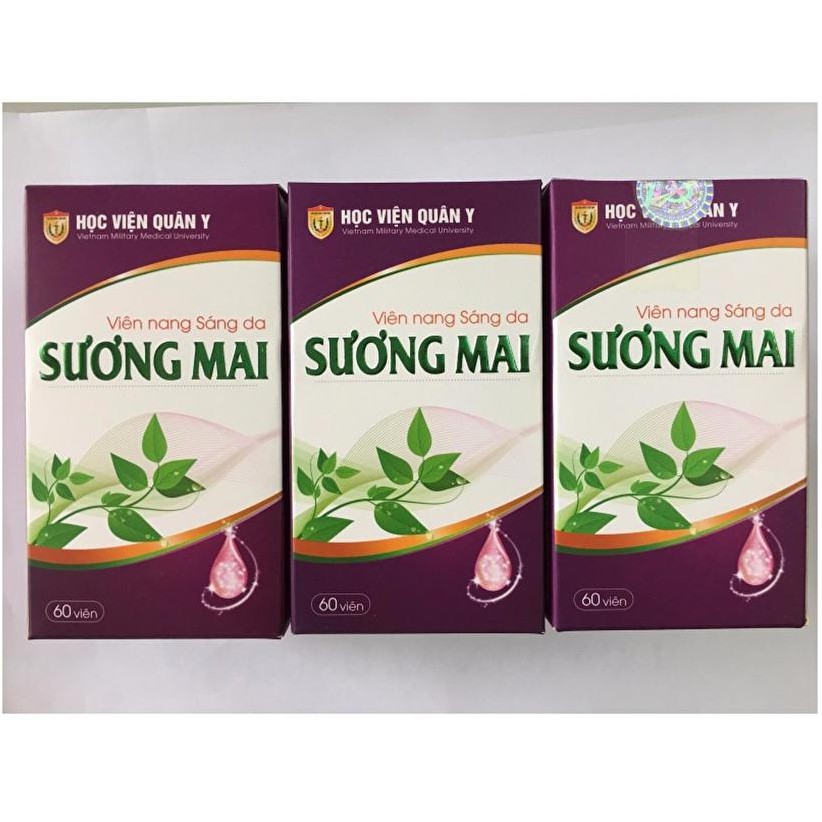 Viên Sáng Da Sương Mai 💊 FREESHIP ️💊 Học Viện Quân Y