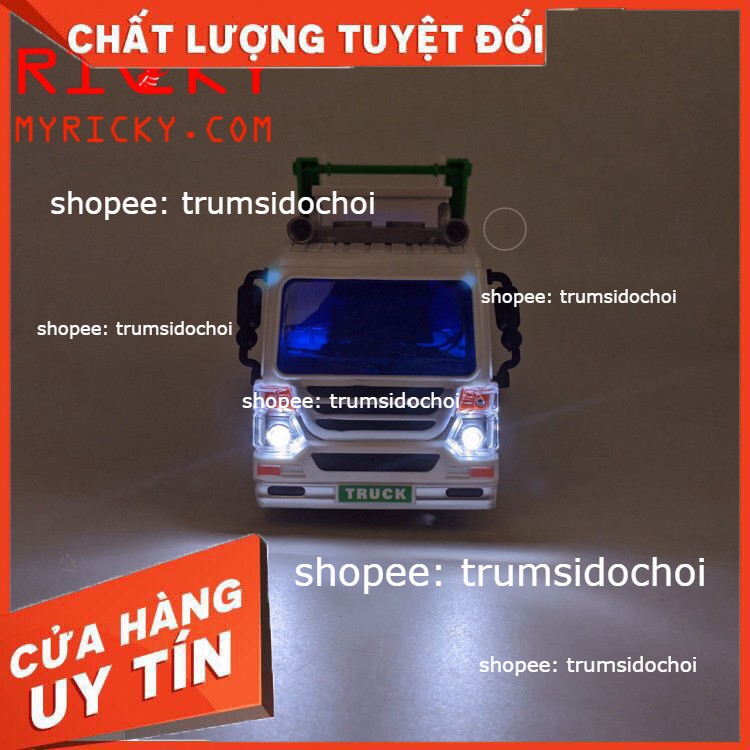 Xe điều khiển từ xa 💖FREESHIP💖 Xe rác-xe công trình [Có đèn] - đồ chơi cho bé