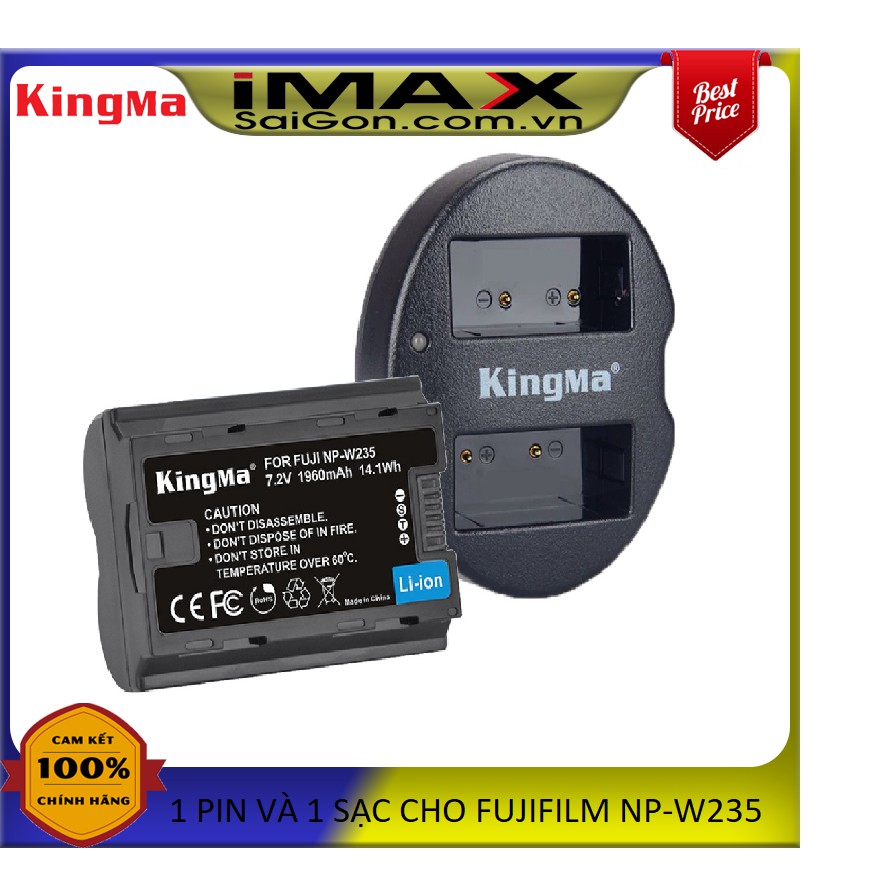 PIN SẠC MÁY ẢNH KINGMA CHO FUJIFILM NP-W235