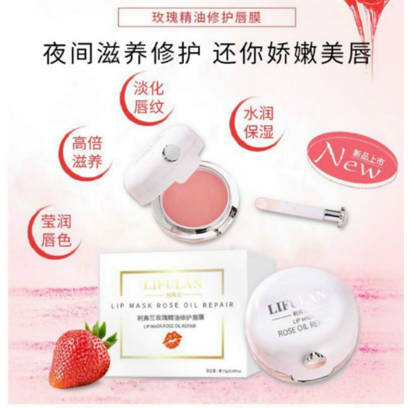 Ủ môi, dưỡng ẩm chống nứt, chống nẻ môi kèm gương soi và cọ tán silicon💋 | BigBuy360 - bigbuy360.vn