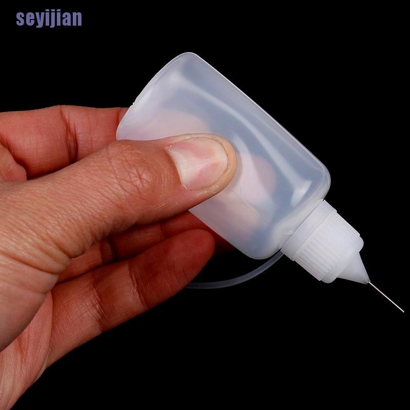 Set 5 Lọ Keo Nhựa 30ml Đựng Dung Dịch Tiện Dụng