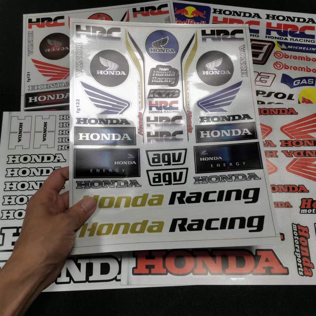 Miếng Dán Phản Quang Chống Thấm Nước Trang Trí Mũ Bảo Hiểm Xe Mô Tô yamaha honda