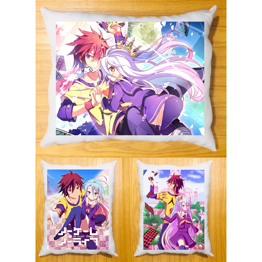 Gối ngủ Shiro & Sora-No Game No Life 40CM X 50CM
