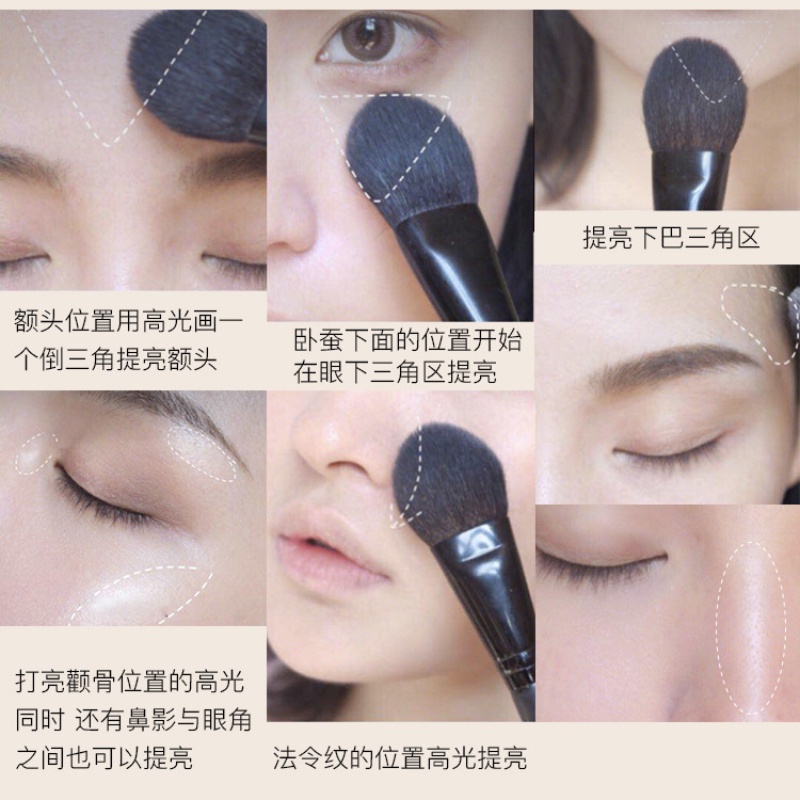 [Hàng mới về] Bảng phấn bắt sáng tạo khối MAYCHEER 3D 3 màu sắc chống thấm nước