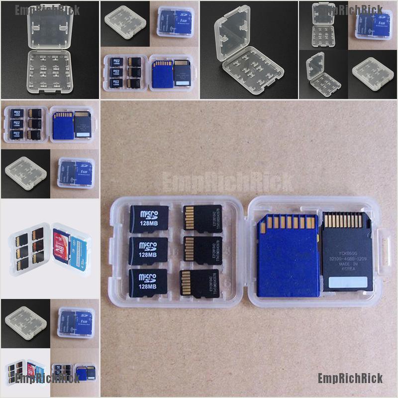 Hộp đựng thẻ nhớ Micro Sd Tf Sdhc Mspd 8 ngăn tiện lợi