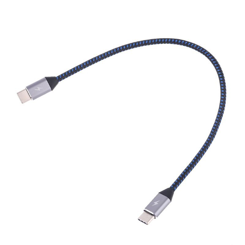 NERV 0.25m/1m/2m Durable Dual Type-c Charge Cable Type-C to Type C Fast Charging Cord Charger for Smart Cellphones