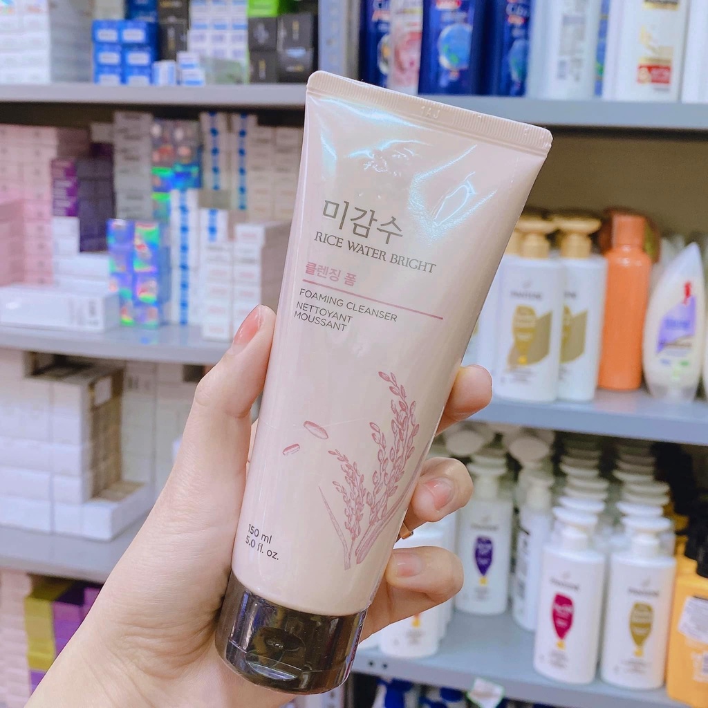 sữa rửa mặt Gạo Rice water chuẩn Hàn Quốc