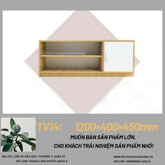 FREE SHIP- KỆ TIVI - GỖ MDF (100x40x45cm)