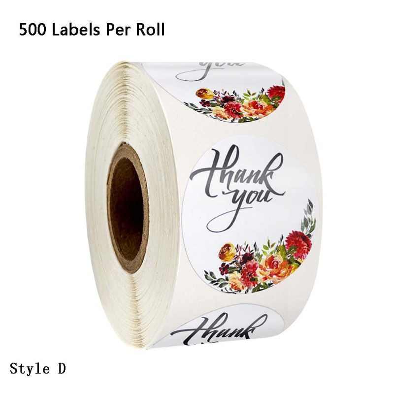 Cuộn hình dán &quot;Thank You&quot; dùng để trang trí sổ lưu niệm/ gói quà/ thiệp mời đa năng