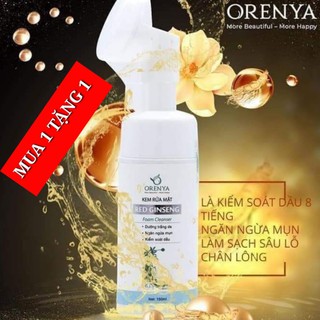 Kem rửa mặt nhân sâm đỏ hàn quốc Orenya