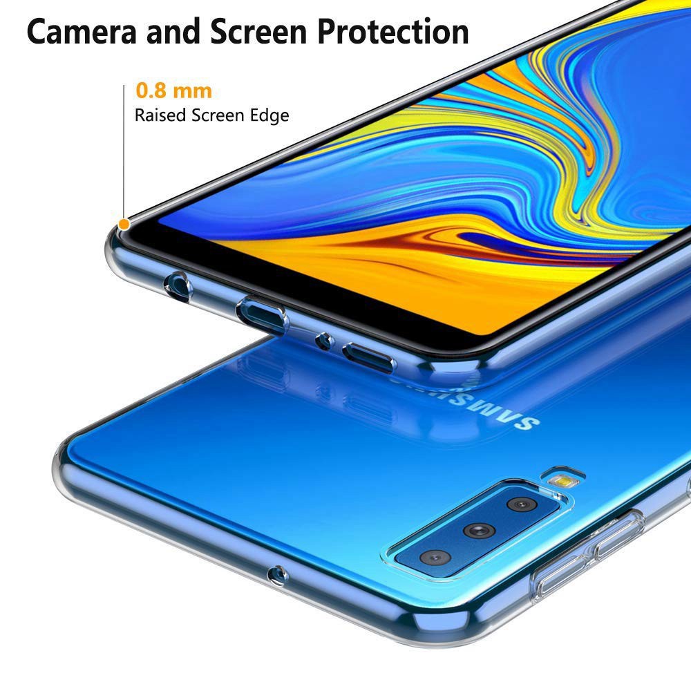 Ốp lưng điện thoại siêu mỏng trong suốt dành cho Samsung Galaxy J4 J4+ J6 J6+ J7 J7 Pro J7 Prime J7 Plus J8