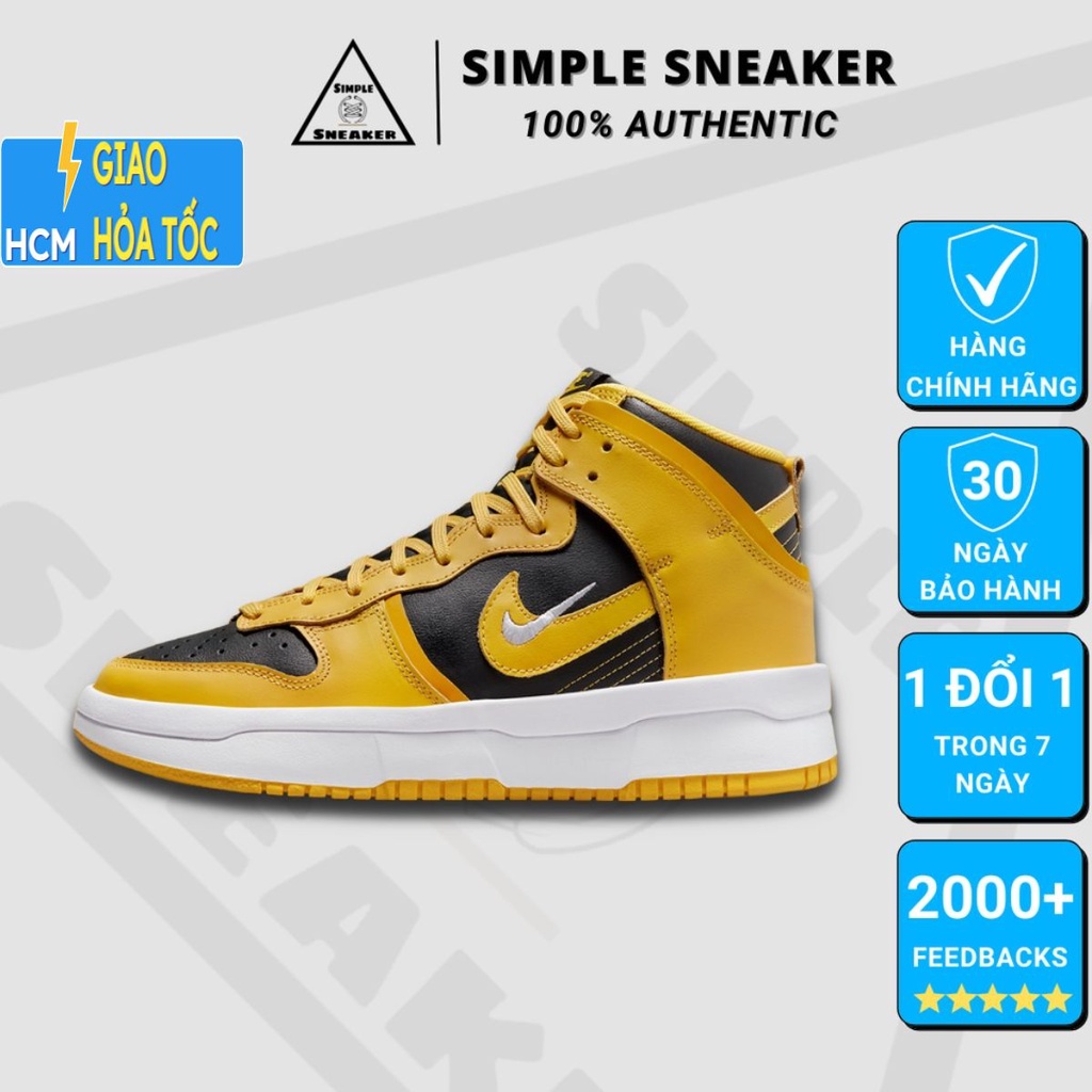 Giày Nike Dunk High 💙Hàng Chính Hãng💙 Nike Dunk High Rebel Goldenrod - Giày Nike Dunk Chính Hãng