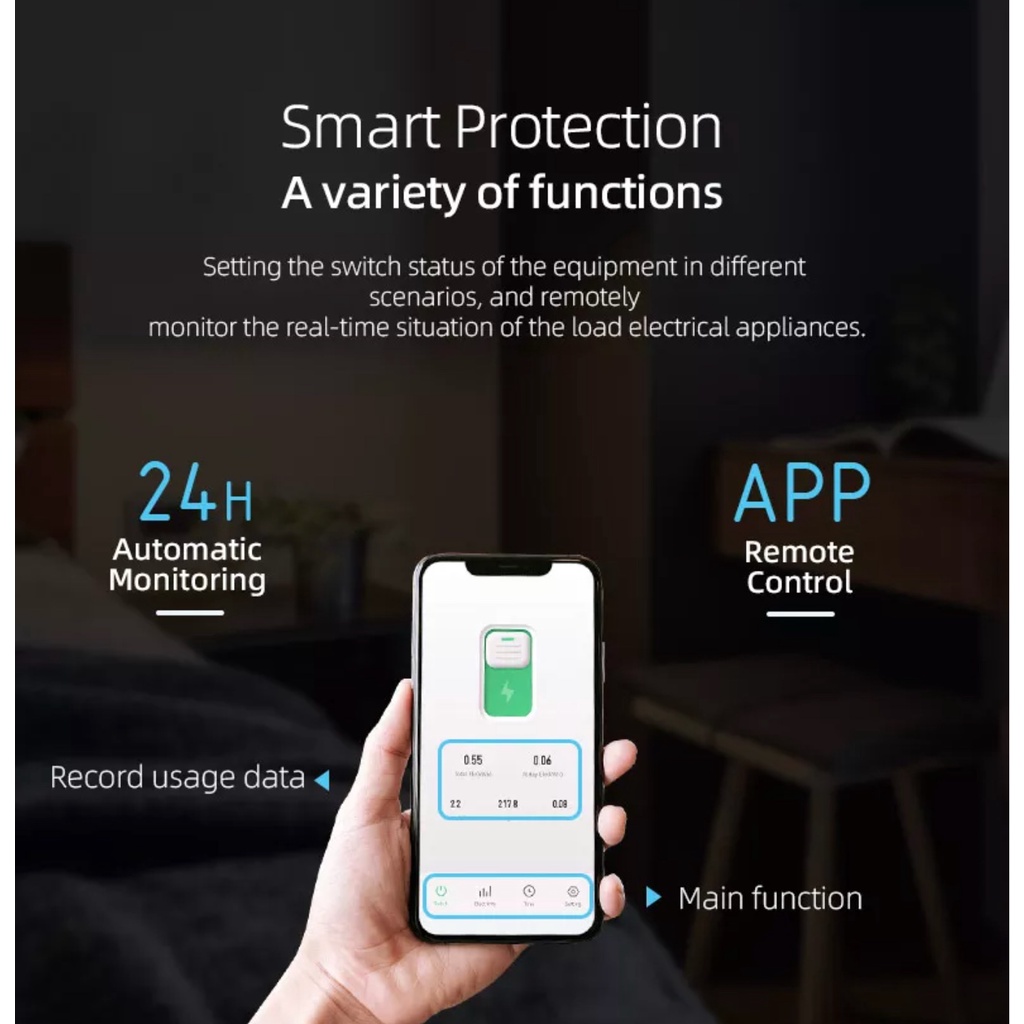 Aptomat / Circuit Breaker (CB) Thông minh, Wifi / Zigbee, App Smart Life / Tuya / Home Assistant (Hass) -