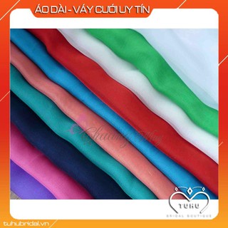Vải chiffon may quần áo, áo dài, áo dạ hội, trang phục dự tiệc đủ màu