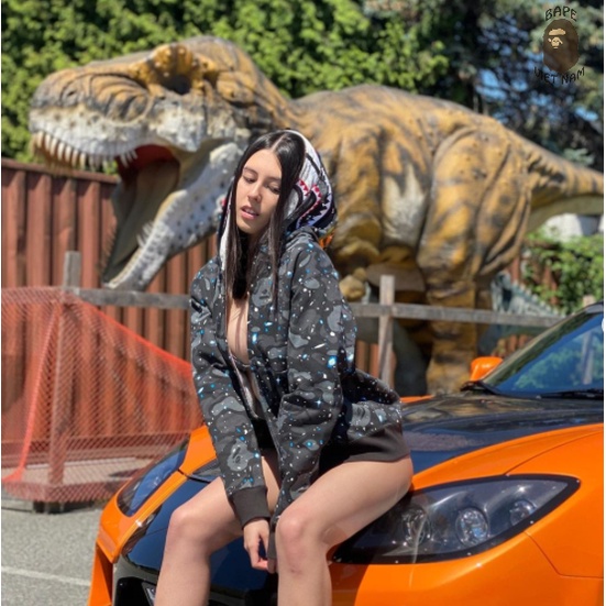 [Best Quality] Áo Jacket Bape Shark Galaxy 2 mũ, Hoodie Bape fullzip, chất Cotton, 2 màu Dark Galaxy và White Galaxy