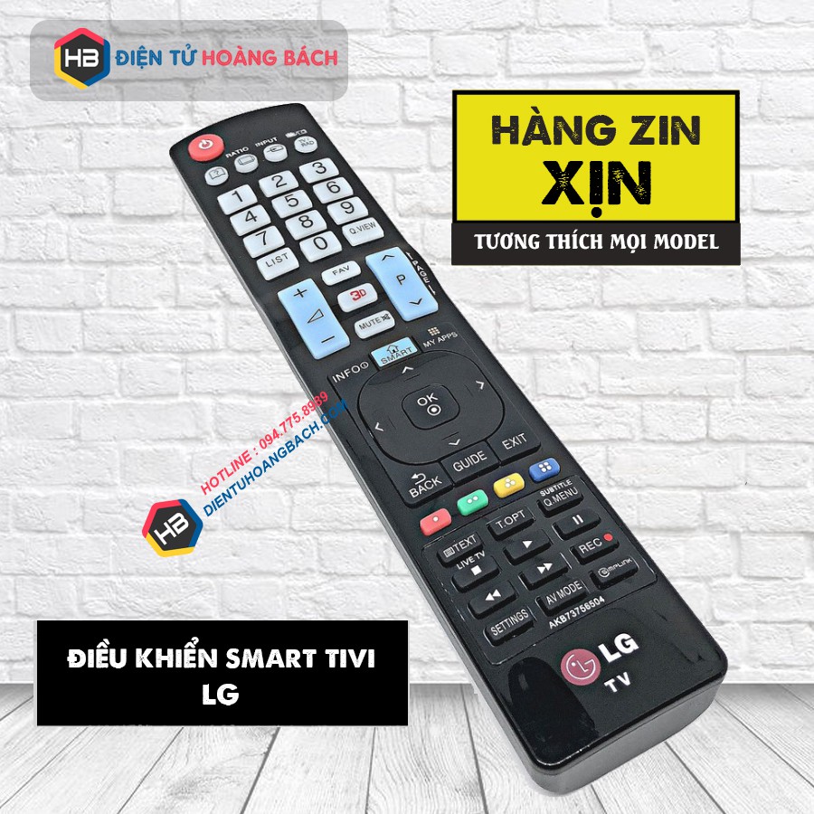 [Hàng Xịn] Điều Khiển Tivi LG Dài AKB73756504 - Remote Smart Tivi LG - Dùng Cho Các Đời Máy - Phím Bấm Êm Cực Nhạy