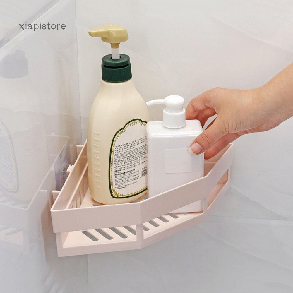 Rổ Tam Giác Gắn Góc Tường Đựng Vật Dụng Tiện Lợi Cho Nhà Tắm