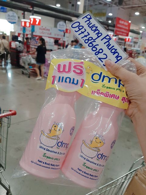 Sữa tắm gội toàn thân organic Dermapon Thái Lan