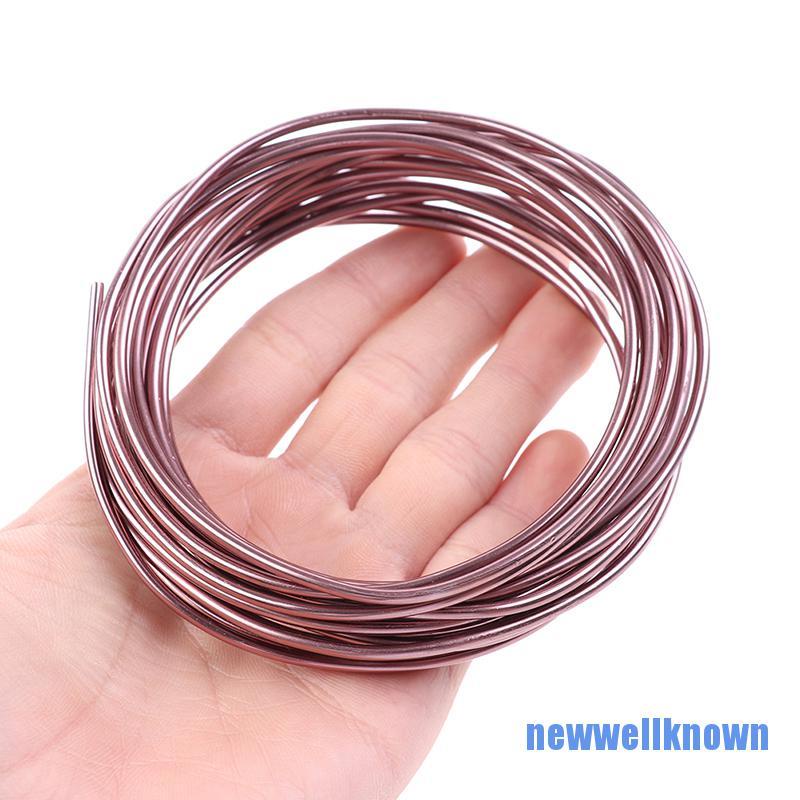[newwellknown 0610] Bonsai Wires Anodized Aluminum Bonsai Training Wire Total 16.5 Feet (Brown)