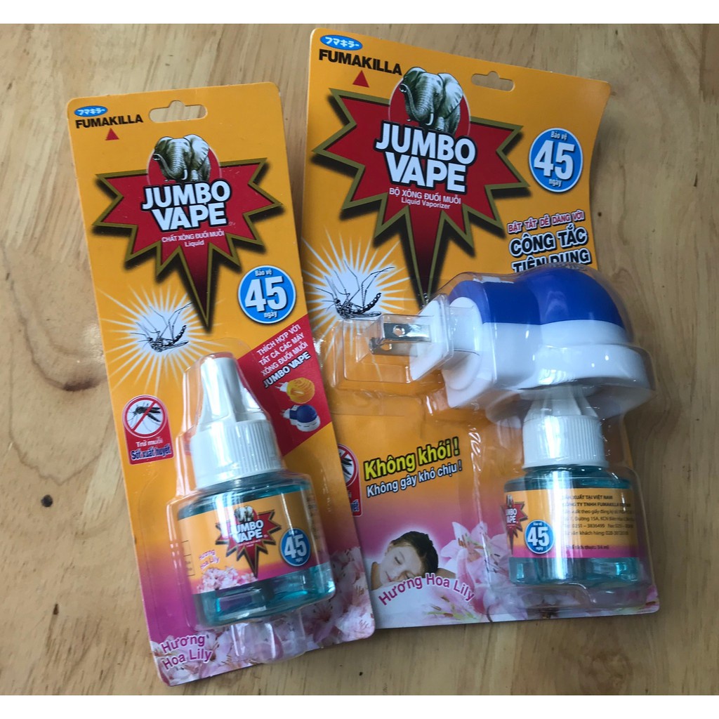 Bộ xông tinh dầu đuôi muỗi Jumbo