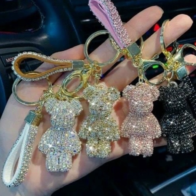 Phụ Kiện Gấu Đá Treo Túi Nhỏ Xinh
