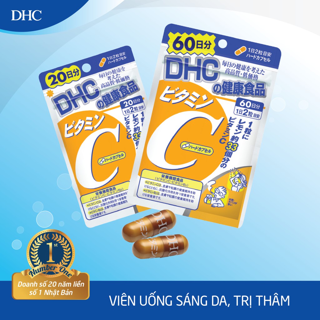 [Mã FMCGMALL - 8% đơn 250K] Viên uống DHC Bổ sung Vitamin C Nhật Bản 40v/gói và 120v/gói | BigBuy360 - bigbuy360.vn