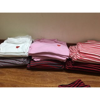 Áo cotton dày cổ 3p