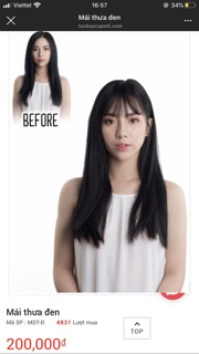 TÓC KẸP MÁI THƯA CAPELLI