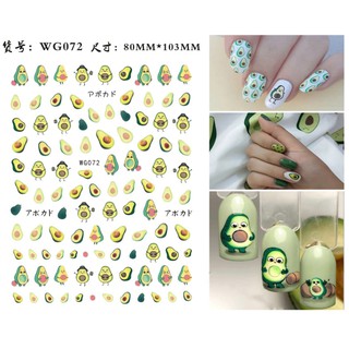 sticker hoa quả mẫu mới hot hit