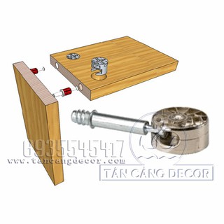 50 Bộ Chốt Ốc Cam 15-40 mm