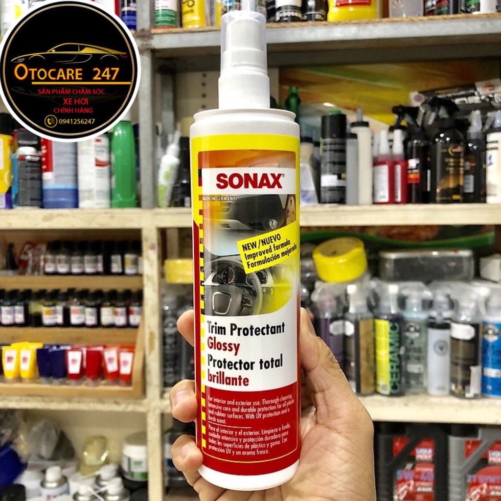 SONAX DUNG DỊCH LÀM SẠCH VÀ BẢO DƯỠNG NHỰA   - Otocare247
