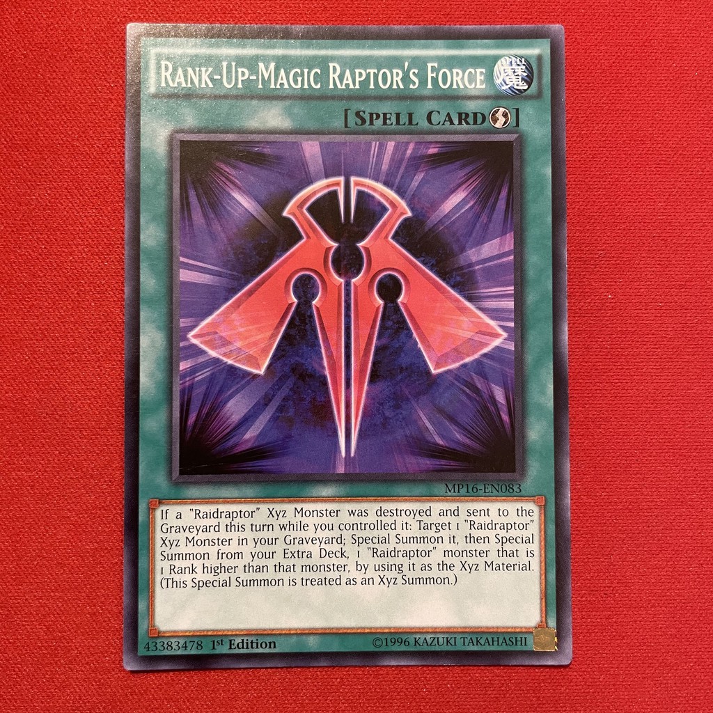 [EN][Thẻ Bài Yugioh Chính Hãng] Rank-Up-Magic Raptor's Force