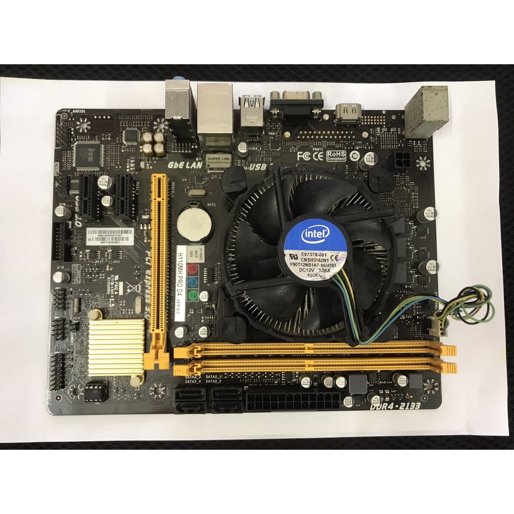 Combo Main H110 chip G4400 Ram 4gb hàng đẹp  bóc máy.