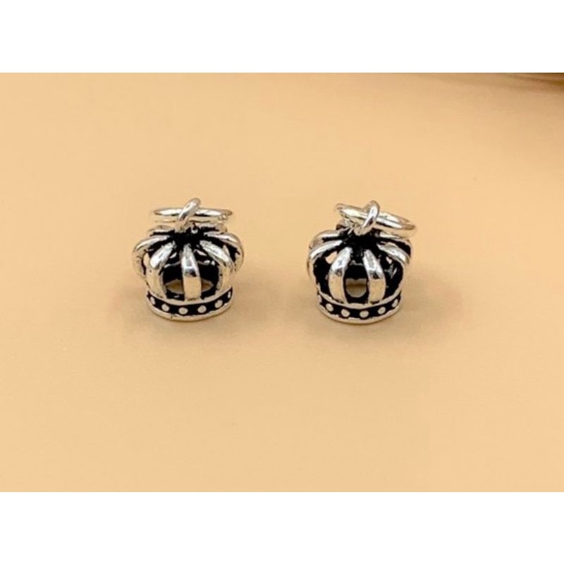 Charm vương miện treo 4*12mm bạc s925 bảo hành vĩnh viễn bạc Thuylamshop
