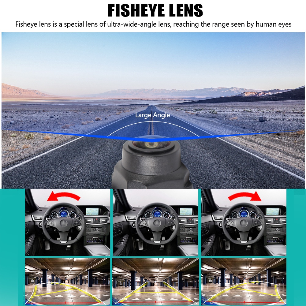 Camera Lùi Xe Tầm Nhìn Ban Đêm Góc Rộng 170 Độ 1280x1080P AHD | BigBuy360 - bigbuy360.vn